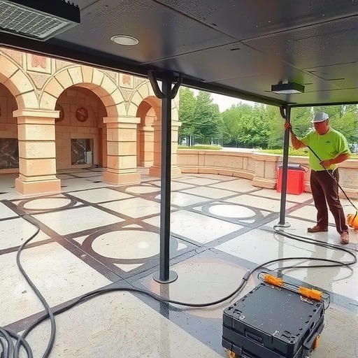 浅谈雨季石材养护施工(图1) 浅谈雨季石材养护施工(图1)