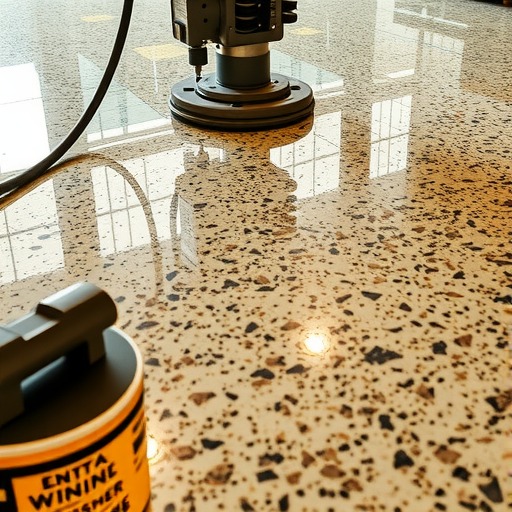 使水磨石行重获光亮的养护方法(图1) 使水磨石行重获光亮的养护方法(图1)