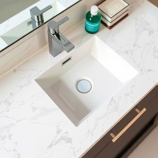 大理石作为洗脸台的装饰台面养护(图1)