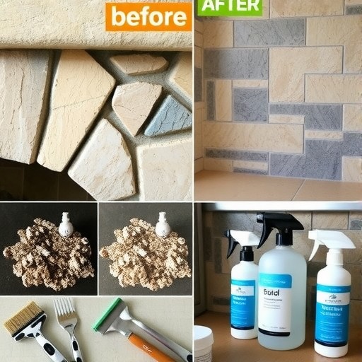 壁炉和墙面石材的简单护理修复方法(图1)