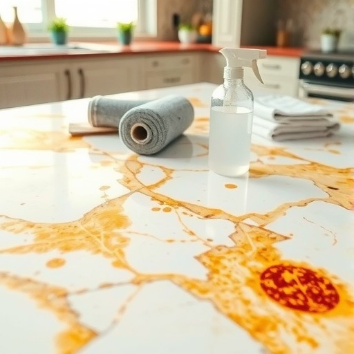 清洁贴士:橱柜台面石材锈斑预防及处理(图1) 清洁贴士:橱柜台面石材锈斑预防及处理(图1)