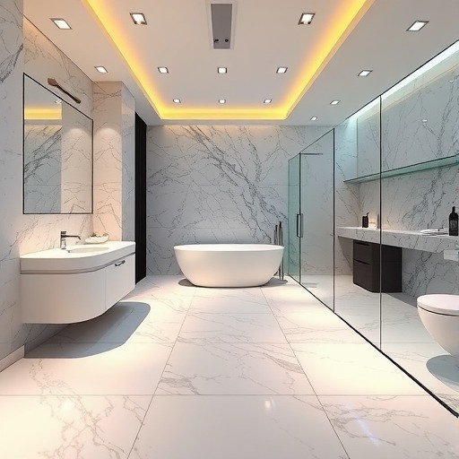 浴室石材抛光面的清洗及养护(图1)