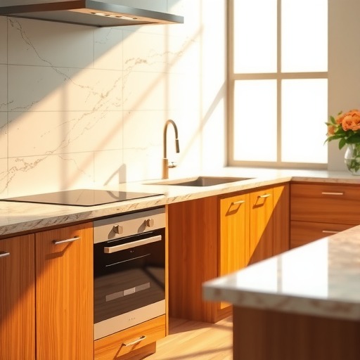 石材用于厨房装修 选优质橱柜台面技巧(图1)