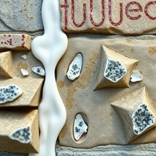 湿贴天然石材墙面泛碱现象的成因和防治(图1)