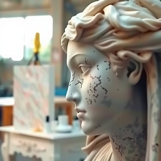 如何修复大理石雕像的凹痕(图1)