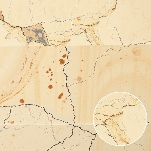 埃及米黄类石材常见的病变分析及预防(图1)