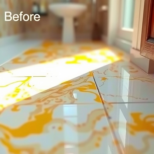 浴室石材发黄的处理(图1)