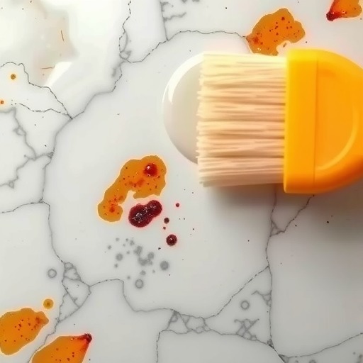 石材清洗:如何清除渗入污渍的白大理石(图1)