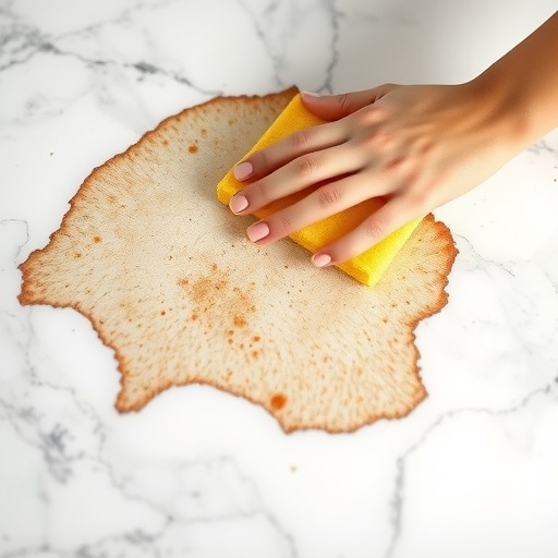 石材养护中如何清除渗入白大理石的污渍(图1)