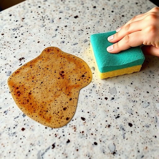 花岗岩（丁香石）被油污之后该如何清洁(图1)