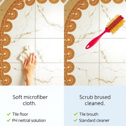 大理石地面的清洗方法比瓷砖复杂一点