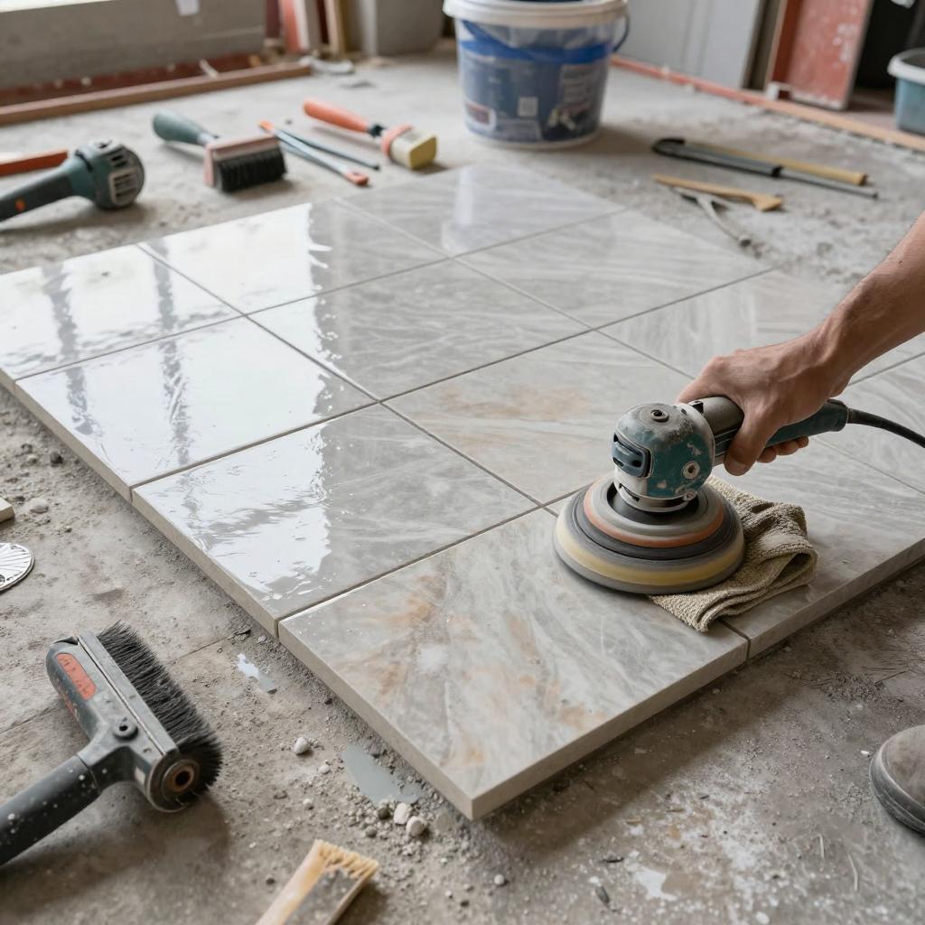 石材抛光砖：施工时要做好的保养