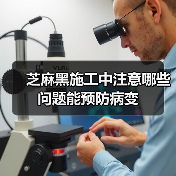 芝麻黑施工中注意哪些问题能预防病变(图4) 芝麻黑施工中注意哪些问题能预防病变(图4)
