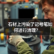 石材上污染了记号笔如何进行清理？(图2)