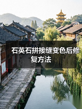石英石拼接缝变色后修复方法(图3) 石英石拼接缝变色后修复方法(图3)