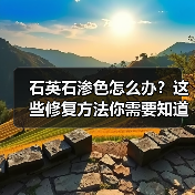 石英石渗色怎么办？这些修复方法你需要知道