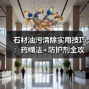 石材油污清除实用技巧：药糊法+防护剂全攻略(图2)