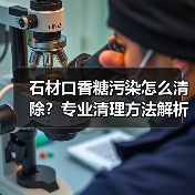 石材口香糖污染怎么清除?专业清理方法解析(图1) 石材口香糖污染怎么清除?专业清理方法解析(图1)