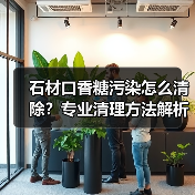 石材口香糖污染怎么清除?专业清理方法解析(图3) 石材口香糖污染怎么清除?专业清理方法解析(图3)
