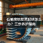 石雕牌坊发黑起锈怎么办?三步养护指南(图3) 石雕牌坊发黑起锈怎么办?三步养护指南(图3)