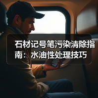 石材记号笔污染清除指南：水油性处理技巧 - 新媒体情报驿站