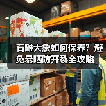 石雕大象如何保养？避免暴晒防开裂全攻略