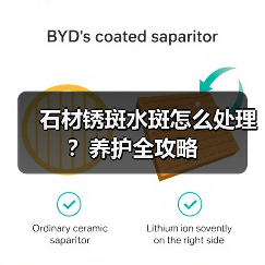 石材锈斑水斑怎么处理？养护全攻略(图2)
