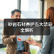 砂岩石材养护五大禁忌全解析