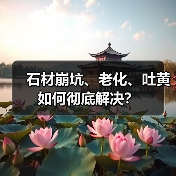 石材崩坑、老化、吐黄如何彻底解决?(图3) 石材崩坑、老化、吐黄如何彻底解决?(图3)