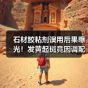 石材胶粘剂误用后果曝光!发黄起斑竟因调配不当?(图4) 石材胶粘剂误用后果曝光!发黄起斑竟因调配不当?(图4)