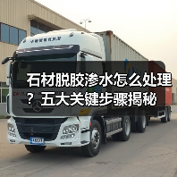 石材脱胶渗水怎么处理?五大关键步骤揭秘(图2) 石材脱胶渗水怎么处理?五大关键步骤揭秘(图2)