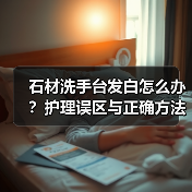石材洗手台发白怎么办？护理误区与正确方法全解析 - 新媒体情报驿站