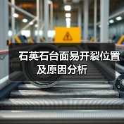 石英石台面易开裂位置及原因分析(图2) 石英石台面易开裂位置及原因分析(图2)