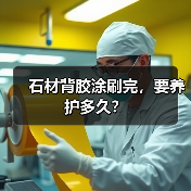 石材背胶涂刷完,要养护多久?(图3) 石材背胶涂刷完,要养护多久?(图3)