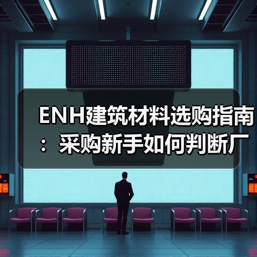 ENH建筑材料选购指南：采购新手如何判断厂家实力与报价 - 玄熵云联盛材建材资讯