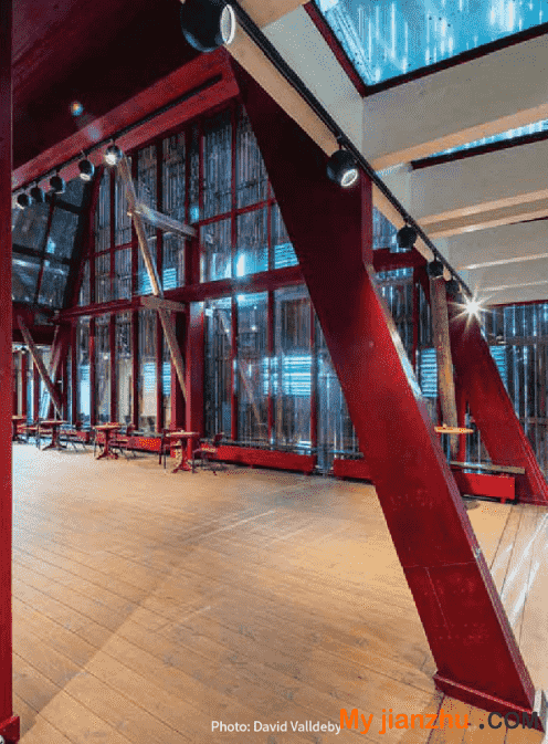 瑞典木业改造再创新,昔日谷仓变身艺术感剧场(图2) 瑞典木业改造再创新,昔日谷仓变身艺术感剧场(图2)