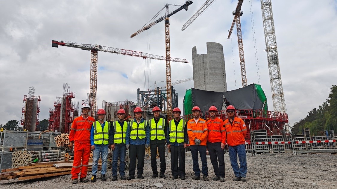 栾军一行赴中材建设欧洲项目调研 - 云联盛材建材资讯