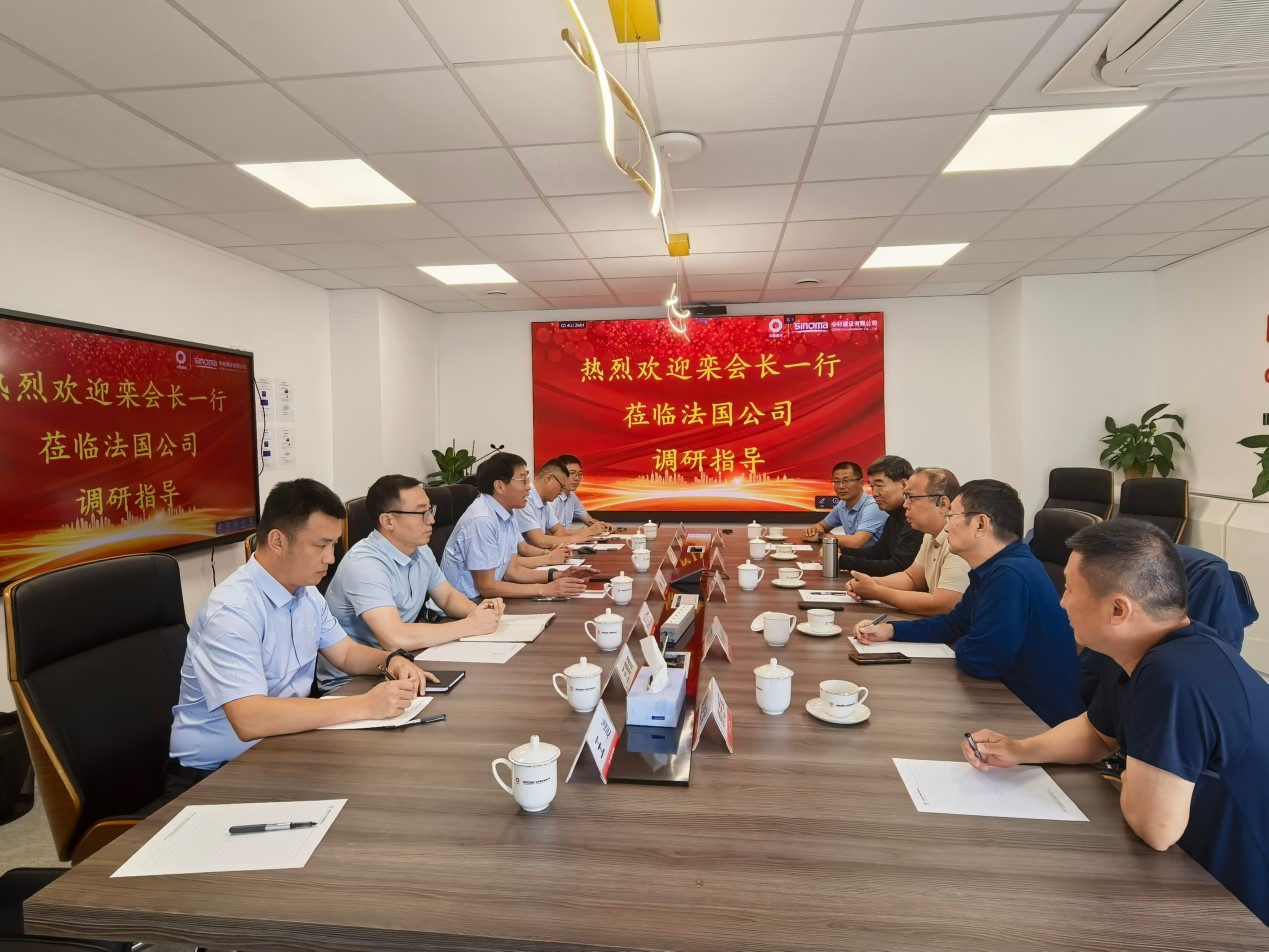 栾军一行赴中材建设欧洲项目调研(图3)